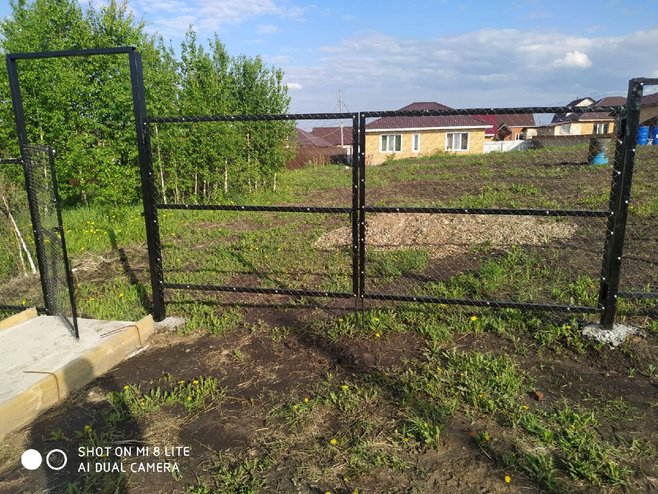 Забор из сетки рабицы в Томске