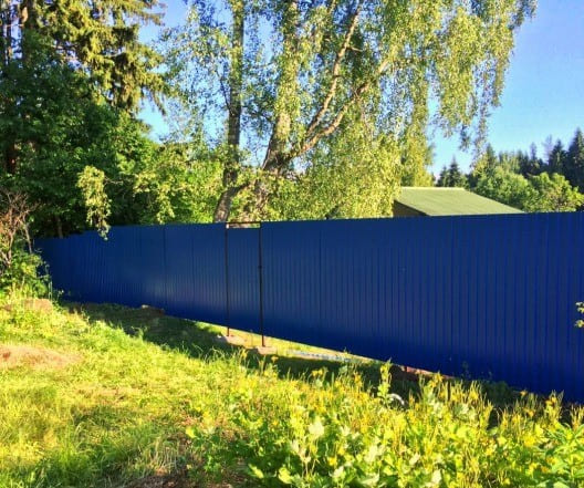 Забор из профлиста в Томске